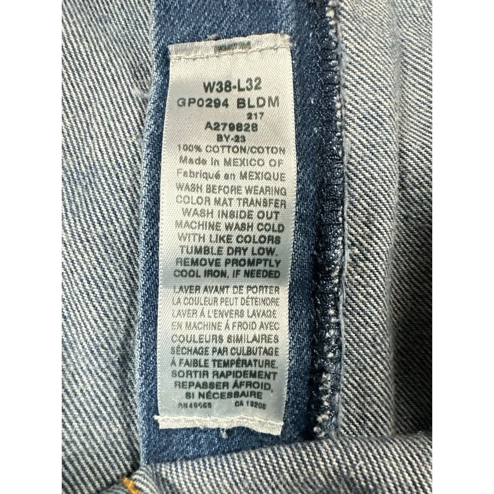 WearGuard Denim Work Jeans Men‎ Sz 36x31 Heavyduty Tag Sz 38x32 Straight Leg